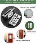 Heavy Duty 4 Inch Stainless Steel Door Hinges Set 3 Pack Bearing Square Angle Hinges For Wooden Doors Indoor Hardware 304
