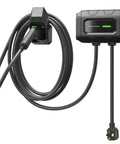 Hardwired Level 2 EV Charger 32 Amp 240 Volt Wallbox With 18 Ft Cord J1772 Connector Matte Black Finish Heavy Duty build.