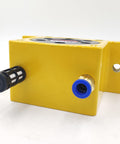 Set Of 2 High Speed Pneumatic Air Turbine Vibrators For Industrial Systems One Quarter Inch Ports Aluminum Body