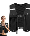 Lightweight Hydration Vest For Running And Outdoor Adventures Secure Chest Pack With Multiple Pockets Easy Access Hydration Bladder