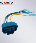 Heavy Duty Beefy Universal Truck Bed Wiring Harness Adapter With Female Connector And Bare Wire Ends for quick installation.