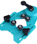 Pro Grade Adjustable Drill Hole Locator With Vacuum Base Sucker - Hole Saw Jig for ceramic tile, glass, marble, porcelain