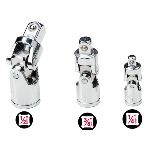 Evenoonest Socket Adapter Kit Uses Chromium Vanadium Steel For 1 4 3 8 And 1 2 Inch Swivel Ratchet Extension Bars Perfect Electric Wrench Tools For Car Maintenance And Home Repairs; chrome vanadium socket adapters 1/2, 3/8, 1/4 drive