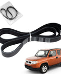 Heavy Duty Remax Serpentine Drive Belt Fits Honda Element 2003-2011 L4 2.4L Engine, 7PK1763 EPDM material