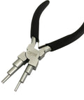 5.8 Inch Bail Making Pliers With Pro Grade DIY 6 Step Adjustable Jaw For Jewelry Wire Loops Anti Slip Grip Forged From High Carbon Steel