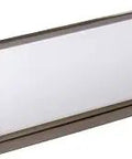 Dope Transitional LED Wall Sconce Vanity Light With Brushed Nickel Finish ADA Compliant Low Profile Wall Mount Fixture For Bathrooms And Commercial Spaces Sleek Modern Vanity Lighting