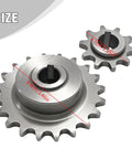 10 Tooth Front Sprocket 20 Tooth Rear Sprocket Jackshaft Set Five Eighth Inch Bore For Coleman CT200U CT200U EX BT200X Baja