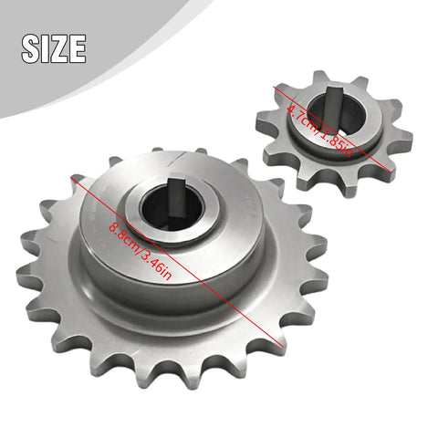 10 Tooth Front Sprocket 20 Tooth Rear Sprocket Jackshaft Set Five Eighth Inch Bore For Coleman CT200U CT200U EX BT200X Baja
