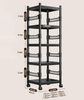 Super Badass Heavy Duty Carbon Steel Shelving Unit With Kickass Four Tier Layout For Garage And Kitchen Organization, 25mm thick.