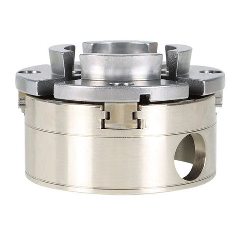 4-Inch 4-Jaw Bevel Gear Chuck With Anti-Release Spindle Lock Reversible 1-Inch X 8-TPI Wood Turning Chuck For Pro Mini Lathe