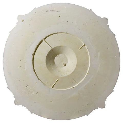 Back view of Attica Ceiling Medallion Thirty Nine And A Half Inch Outer Diameter Two And A Half Inch Projection Factory Primed White
