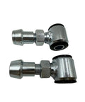 Three Quarter Inch Universal Heim Joint Rod End Kit With Chromoly Joints For Panhard And Four Link Suspension Includes Jam Nut Polyurethane Bushings Five Eighth Inch Dom Crush Sleeves Weld In Bungs For One And Quarter Inch Tube Rear Suspension, rod ends