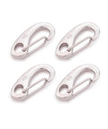 1.93 Inch Flag Clips For Rope And Marine Grade Stainless Steel Carabiners 90 Lbs Capacity 4 Pack Spring Snap Hooks