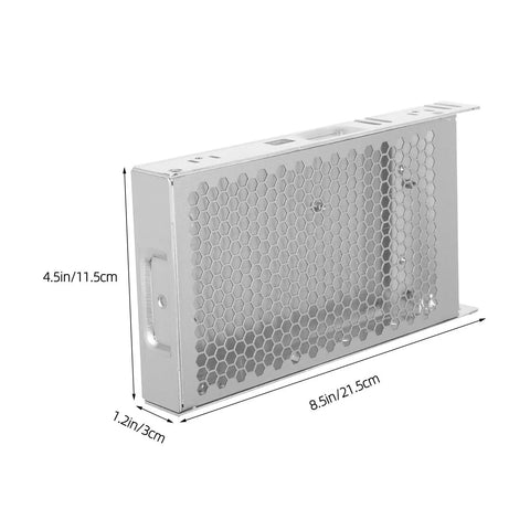 Heavy Duty Switching Power Supply In Aluminum Enclosure, Easy Install, High Efficiency Converter Box For DIY Industrial Projects, 8.5in x 4.5in
