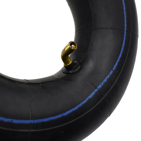 4 Pack Inner Tube For 4.10 3.50 4 Inch Tires With TR87 Bent Metal Valve Stem Heavy Duty close-up of valve