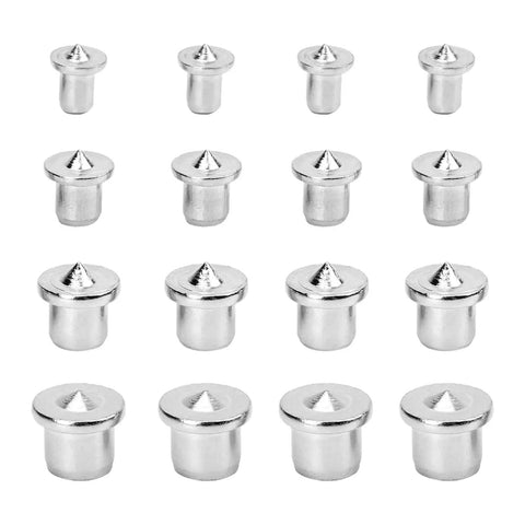 Center Dowel Pin Set For Woodworking, 16 Pcs 6mm 8mm 10mm 12mm Carbon Steel Alignment Pins For Center Hole Positioning