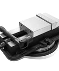 Heavy Duty Precision Vise With Angled Fixed Jaw Badass Grip For Cnc Milling Machines Rock Solid Bench Mount, 8 inch, durable metal construction.