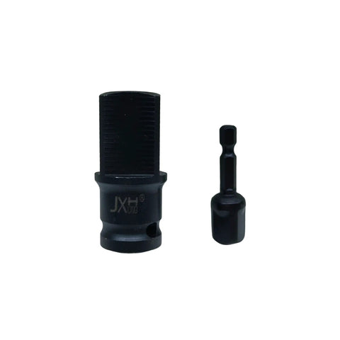 7/8 Inch Tapered Male Square Drive Adapter Pipe Plug Socket for Converting Hand Crank Winch to Electric Motorized System