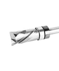 Top Bearing Compression Flush Trim Router Bit Pro Grade Quarter Inch Shank Half Inch Cutting Diameter Up And Down Spiral Template