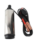 Jiawu 24V DC Submersible Pump For Fuel Transfer 30 Liters Per Minute stainless steel design with cables for easy connection.