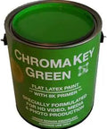 Green Screen Chroma Key Paint For HD Video With 8K Primer One Gallon Water Based Latex Ultra Low Reflectivity Quick Dry In About One Hour Made In USA Professional can