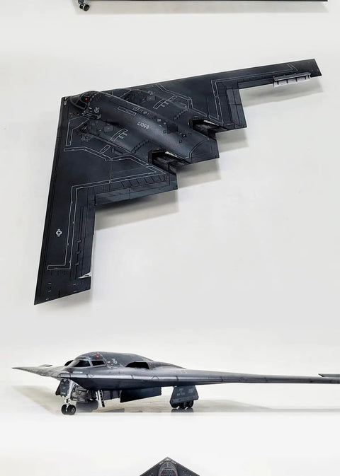 Dope B2A Stealth Bomber Model Kit 1 144 Scale Ready To Assemble With Photo Etched Parts English Instructions Included Glue