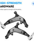 Beefed-Up Quest Front Lower Control Arms With Ball Joint Kit For Nissan Quest 2004-2009 Left And Right 2-Piece Suspension Replacement Rebuild Set K620560 K620561, black hardware