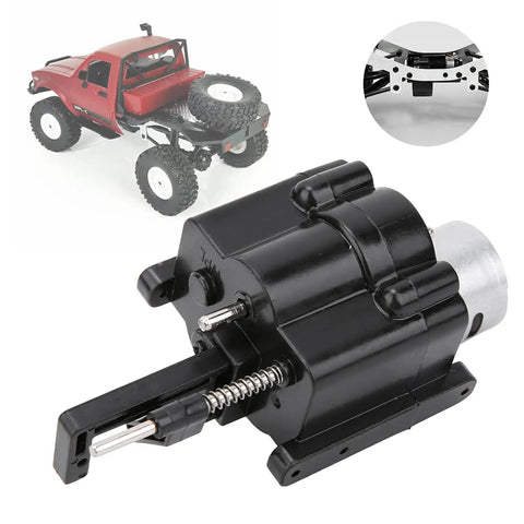 High Torque RC Upgrade Kit For One Sixteenth Scale WPL C14 C24 C34 Models With Two Speed Metal Gearbox and Metal ABS Transmission