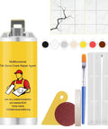 Fast Dry Tile Repair Glue For Cracks And Chips Invisible Ceramic Stone Tile Fix Adhesive Waterproof DIY Repair Paste For Gaps And Breaks Easy To Use 1 Pack with tools and color options
