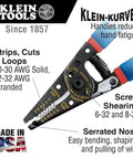 Beefy Heavy Duty Wire Stripper And Cutter For 6 To 12 AWG Stranded And 20 To 30 Solid Plus 22 To 32 Stranded, USA made