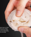 Close-up of Drill Polishing Wheel Kit with 8 White Flannelette Buffing Mops, highlighting the texture and material.