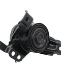 Heavy Duty Right Side Engine Motor Mount Plug And Play Bolt On Swap For Kia Optima 2016 To 2020 And Hyundai Sonata 2015 To 2019, black metal.