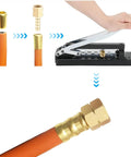 Top Shelf Brass 7325 Hose Ferrules For Air Line Repair Kit, Heavy Duty Fittings With Precision Specs For Industrial Garage Jobs And Durable Maintenance Needs Right Now brass 0.560 inch ferrule on air hose with crimp tool