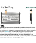 Electric Bike Brushless Motor Controller For KT System 250W To 750W DC 36V 48V 15A with label and Julet waterproof connector