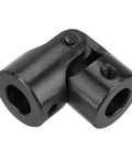 45 Steel Universal Joint Shaft Motor Connector, 360 Degree Rotatable Pin and Block Joint for Linking Angled Rods, size 0.5x0.9x2 inch