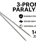 Three Prong Paralyzer Tip 14 Inch Stainless Steel Spearhead For Pole Spear Replacement Saltwater Ready Freshwater