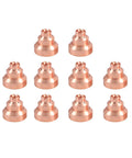 10 Pcs 120929 Shield Deflector For PMX 1000 1250 1650 RT80 Plasma Cutting Torch Pro Grade Tellurium Copper OEM Style Replacement