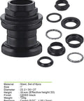 Black headset components for 26 Inch Springer Suspension Fork For Cruiser Chopper Bikes, 1 inch threaded compatibility.