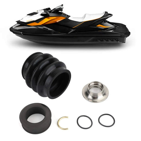 4 Tec Carbon Ring Seal Drive Line Rebuild Kit And Boot For Sea Doo RXP RXPX RXTX Fits 271000422 295501174 271001434 271001420