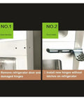 Installation steps for Heavy Duty Sealed Bearing Gate Hinge 1 Pack For Refrigerator Doors And Kitchen Cabinets