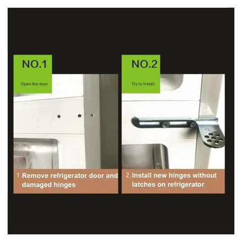 Installation steps for Heavy Duty Sealed Bearing Gate Hinge 1 Pack For Refrigerator Doors And Kitchen Cabinets