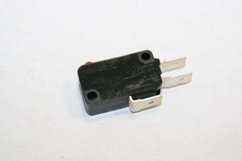 Premium Microswitch With Pin Plunger Actuator Rock Solid Spdt 21 Amp 250 Volt Mini Toggle Switch showing black microswitch with metal terminals.