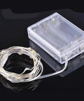 Battery Operated Fairy String Lights 10 Ft Copper Wire With 30 Micro LEDs Waterproof Indoor Outdoor Decor To Set The Vibe
