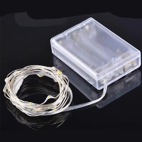 Battery Operated Fairy String Lights 10 Ft Copper Wire With 30 Micro LEDs Waterproof Indoor Outdoor Decor To Set The Vibe