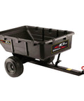 10 Cu Ft Heavy Duty Tow Behind Poly Utility Cart Dump Trailer With Magnetic Hitch Pin And Compression Molded Bed for landscaping