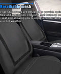 2 Pack Breathable Car Seat Covers That Are Super Soft And Comfy Front Seat Protector Set With Anti Slip Grip And Universal Fit Black