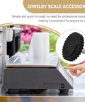 Stainless Steel Feet For Digital Kitchen Scales With Non Slip Rubber Bumpers Universal Replacement Parts in use on a jewelry scale
