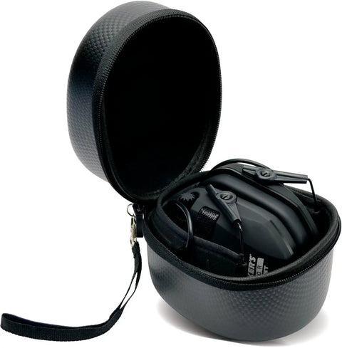 Ride Or Die Electronic Hearing Protection Earmuffs With Killer RealTree Xtra Camo And Super Tight Ergonomic Fit Including Hard Shell Carry Case Plus Clear Range Shooting Glasses For Serious Outdoorsmen
