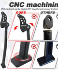 Comparison of Ultra Lightweight Aluminum Kickstand For YZ125 And YZ250 Dirt Bikes 2005 2026 vs other designs, CNC machined.