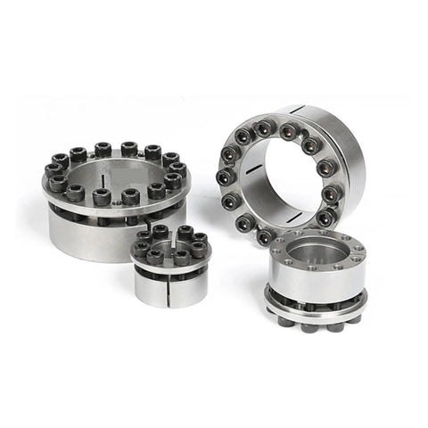 Heavy Duty Coupling Expansion Bushing Kit For Industrial Machinery Shafts Locking Device Assembly with various sizes and steel material.
